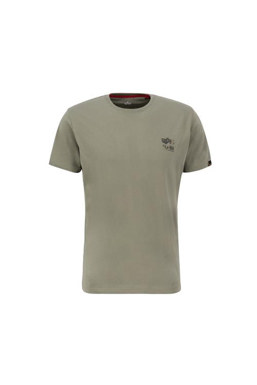 ALPHA INDUSTRIES Bluser & t-shirts  brun / khaki / oliven / mørkegrøn