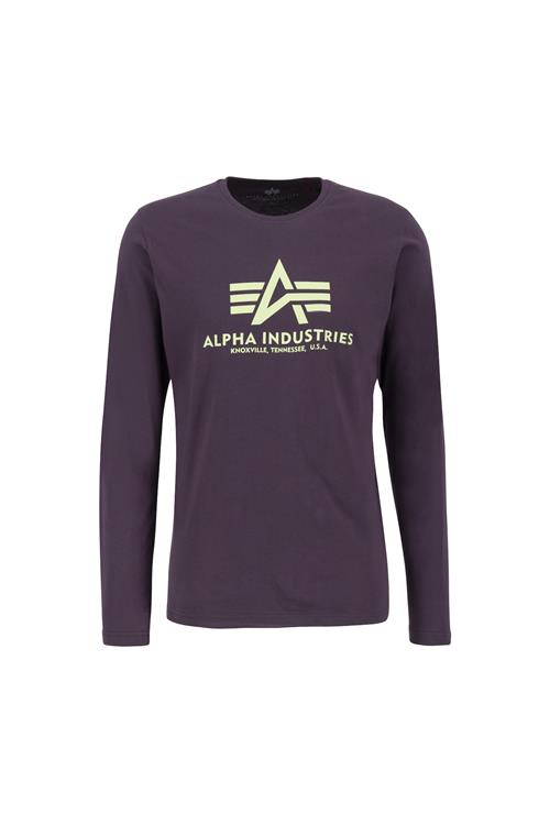 ALPHA INDUSTRIES Bluser & t-shirts  grøn / lilla