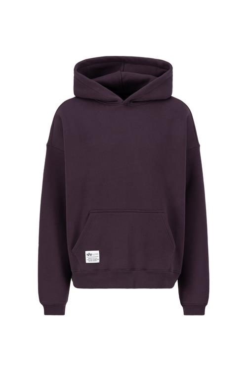 ALPHA INDUSTRIES Sweatshirt  aubergine / hvid