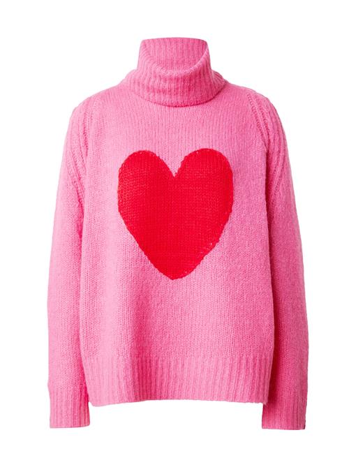 Se Grace Pullover 'HEART'  lys pink / rød ved About You