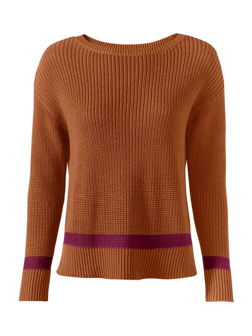 Se heine Pullover  cognac / lilla ved About You