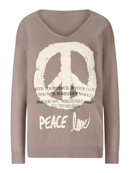 Se heine Pullover  beige / taupe / sort ved About You