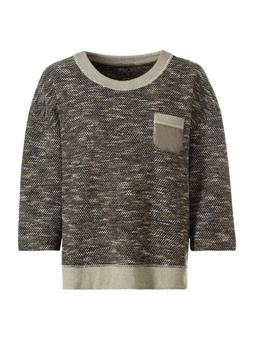 heine Pullover  khaki / oliven / hvid