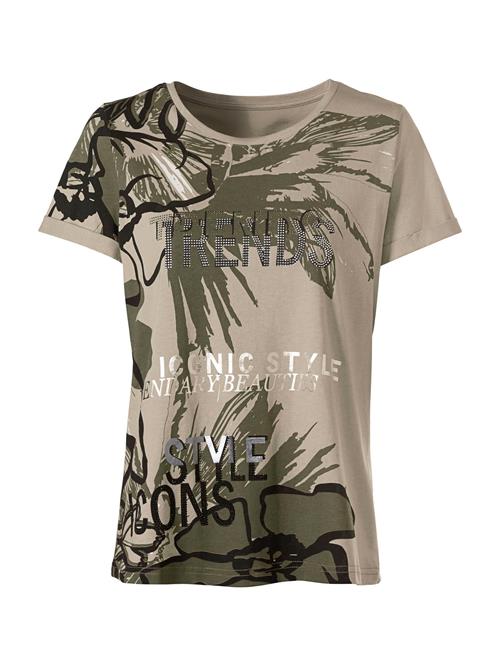 heine Shirts  grå / grøn / sort / hvid