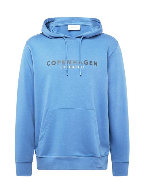 Lindbergh Sweatshirt 'Copenhagen'  himmelblå / grå / hvid