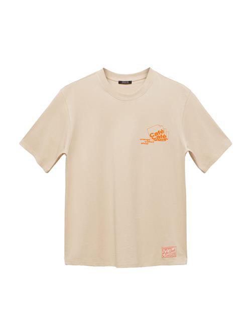 Se MANGO MAN Bluser & t-shirts 'PAPERS'  beige / orange ved About You