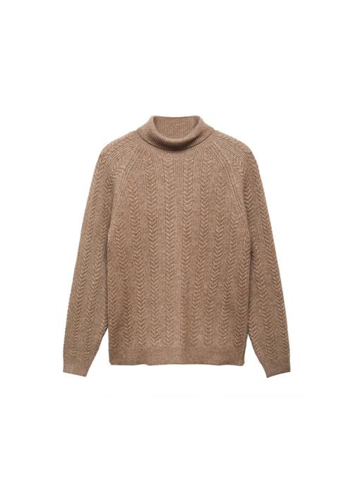 MANGO MAN Pullover 'Marias'  chamois