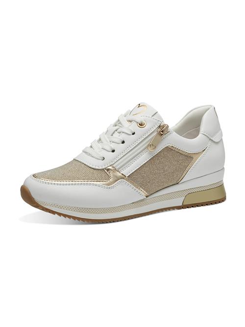 MARCO TOZZI Sneaker low  guld / hvid