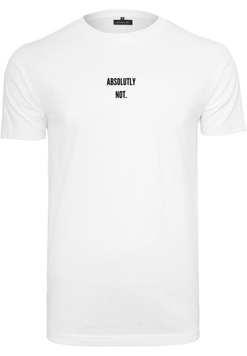 Mister Tee Bluser & t-shirts 'Absolutely Not'  sort / hvid