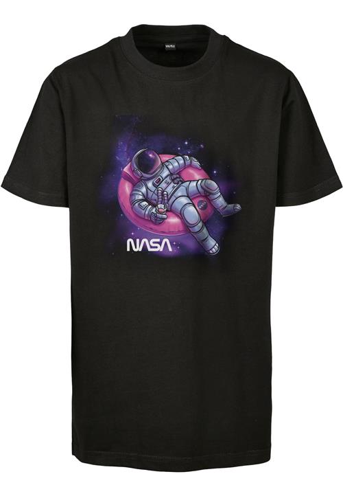 Mister Tee Shirts 'Nasa'  grå / mørkelilla / sort