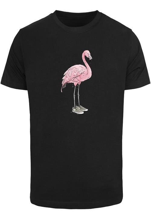 Mister Tee Bluser & t-shirts 'Fly-Mingo'  grå / lys pink / sort / offwhite