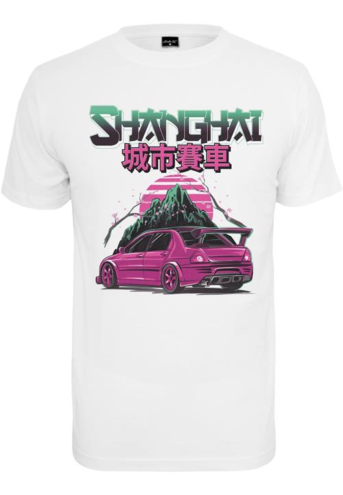 Mister Tee Bluser & t-shirts 'Shanghai'  grøn / pink / sort / hvid