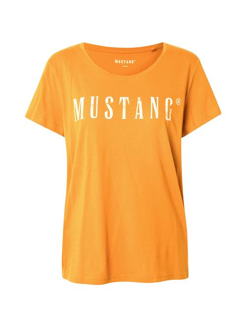 MUSTANG Shirts 'ALMA'  cognac / hvid