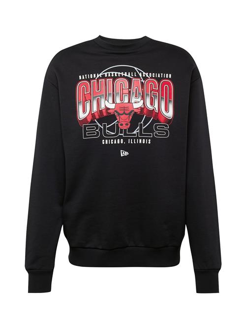 Se NEW ERA Sweatshirt 'NBA TECH FLEECE CHIBUL'  grå / rød / sort / hvid ved About You