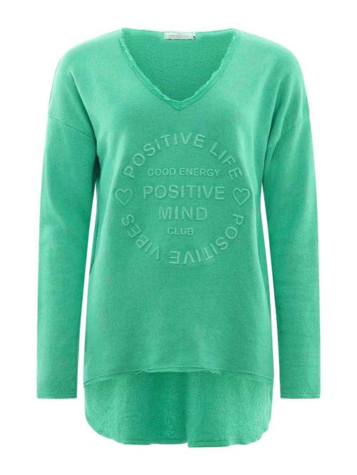 Se Zwillingsherz Sweatshirt 'Positive Mind'  mint ved About You