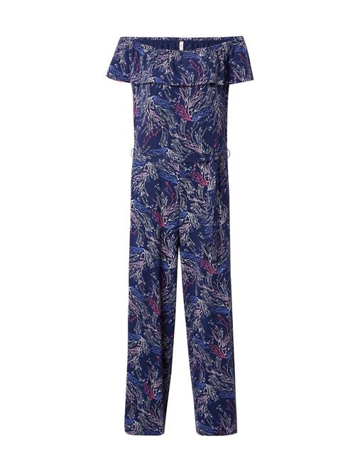 Blutsgeschwister Jumpsuit 'Hula Moo Moo'  creme / navy / mørkeblå / lys pink