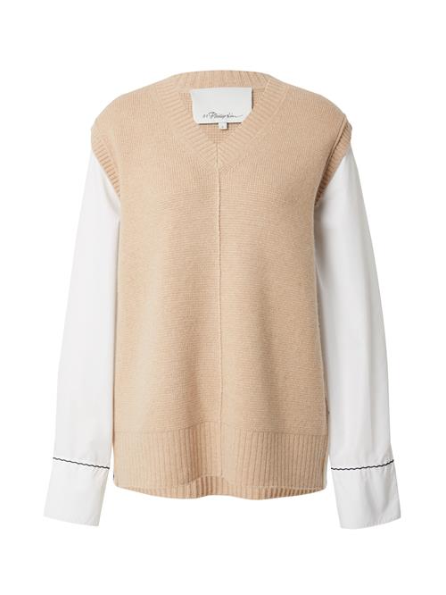 Se 3.1 Phillip Lim Pullover  sand / hvid ved About You