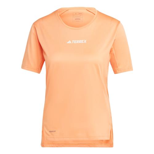 Se ADIDAS TERREX Funktionsbluse 'Multi'  lyseorange / hvid ved About You