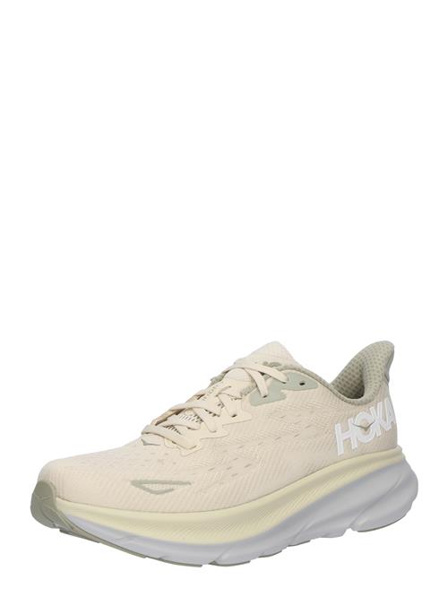 Hoka One One Løbesko 'CLIFTON 9'  beige / pastelgrøn / hvid