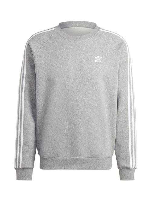 ADIDAS ORIGINALS Sweatshirt 'Adicolor Classics 3-Stripes'  grå-meleret / hvid