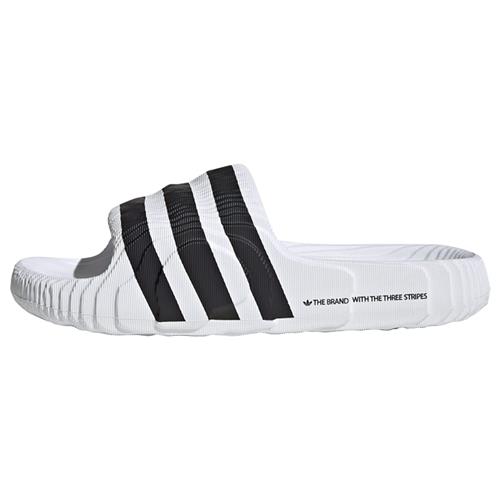 Se ADIDAS ORIGINALS Pantoletter 'Adilette 22'  sort / hvid ved About You