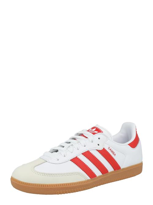 ADIDAS ORIGINALS Sneaker low 'Samba'  beige / rød / hvid