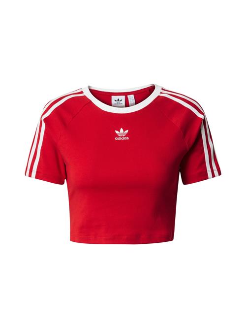 Se ADIDAS ORIGINALS Shirts '3-Streifen'  rød / hvid ved About You