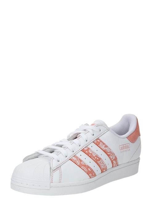 Se ADIDAS ORIGINALS Sneaker low 'SUPERSTAR'  melon / hvid ved About You