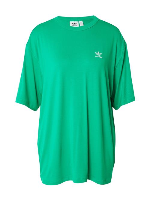 ADIDAS ORIGINALS Oversized bluse 'Trefoil'  grøn / hvid