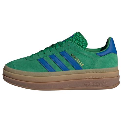 ADIDAS ORIGINALS Sneaker low 'Gazelle Bold'  blå / guld / grøn