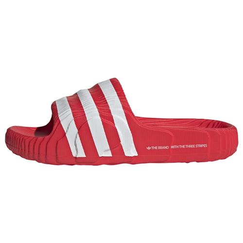 Se ADIDAS ORIGINALS Pantoletter 'Adilette 22'  rød / hvid ved About You