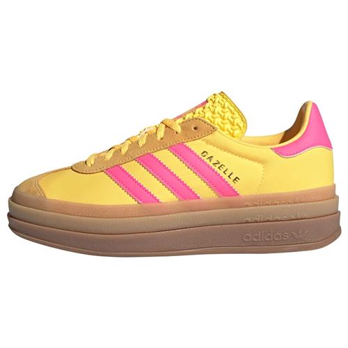 ADIDAS ORIGINALS Sneaker low 'Gazelle Bold'  gul / safran / lys pink / sort