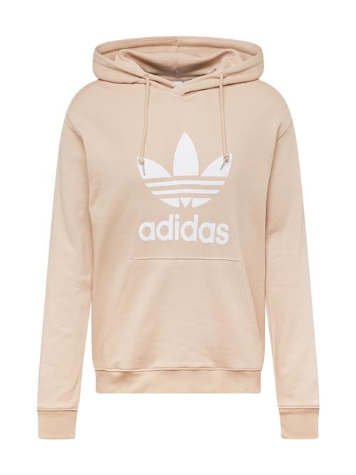 ADIDAS ORIGINALS Sweatshirt 'Adicolor Classics Trefoil'  beige / hvid