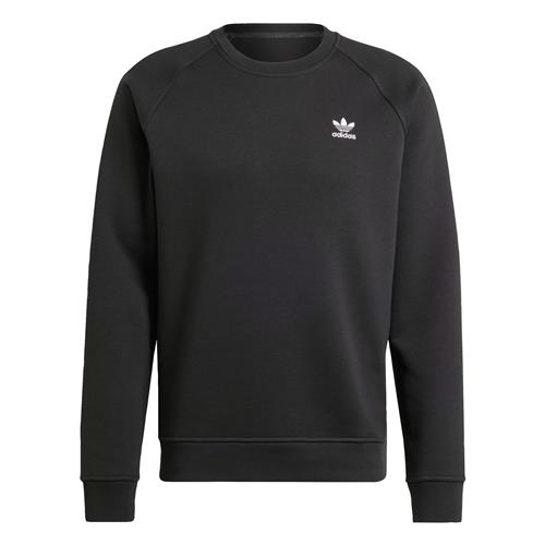 Se ADIDAS ORIGINALS Sweatshirt 'Trefoil Essentials'  sort / hvid ved About You