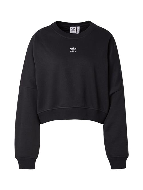 Se ADIDAS ORIGINALS Sweatshirt 'Essentials'  sort / hvid ved About You