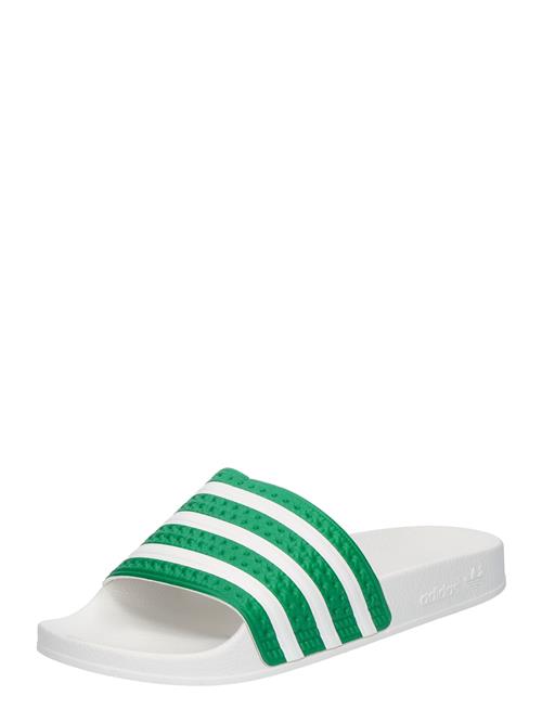 ADIDAS ORIGINALS Pantoletter 'Adilette'  grøn / hvid