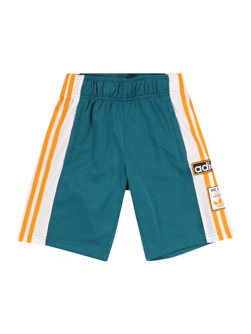 Se ADIDAS ORIGINALS Bukser  cyanblå / orange / hvid ved About You