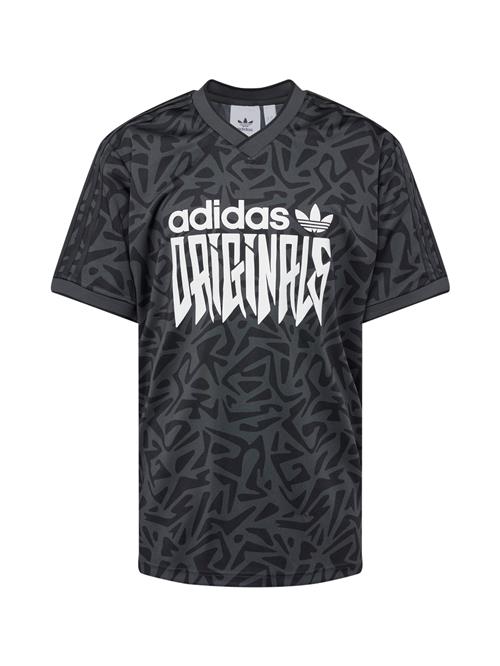 ADIDAS ORIGINALS Bluser & t-shirts  mørkegrå / sort / hvid