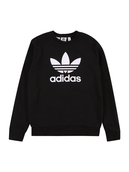 ADIDAS ORIGINALS Sweatshirt 'TREFOIL'  sort / hvid