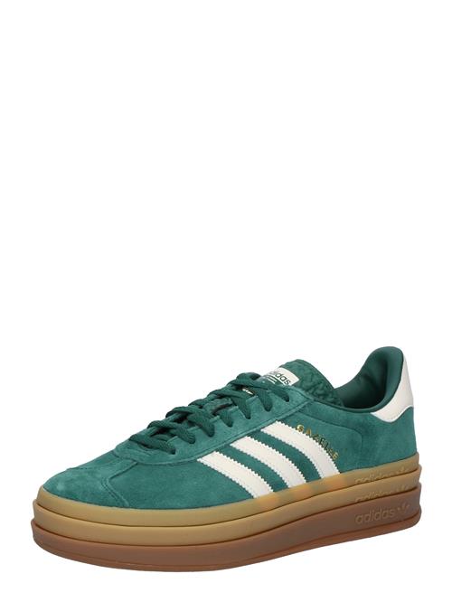 Se ADIDAS ORIGINALS Sneaker low 'GAZELLE BOLD'  guld / smaragd / hvid ved About You