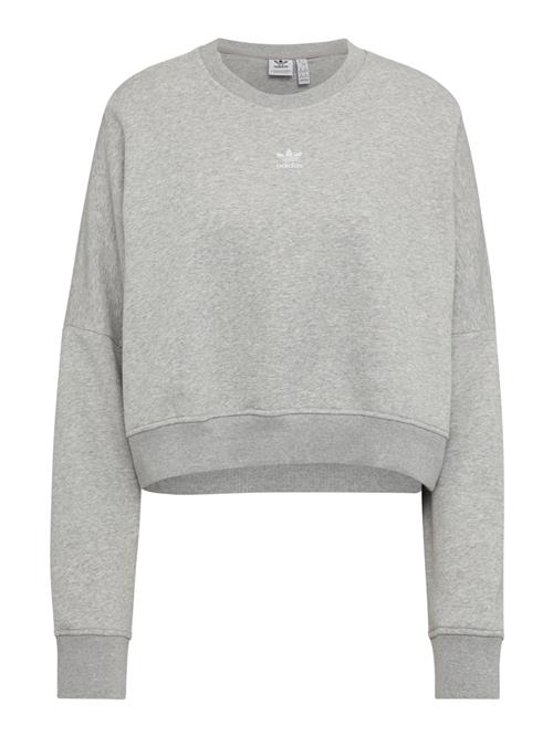 Se ADIDAS ORIGINALS Sweatshirt 'Essentials'  grå / hvid ved About You