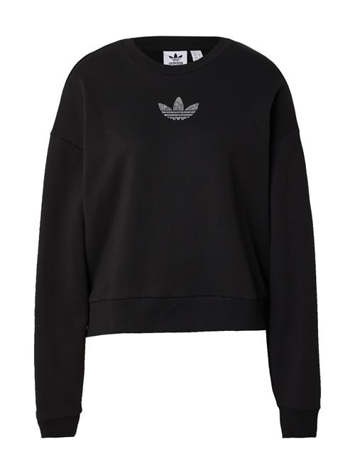 Se ADIDAS ORIGINALS Sweatshirt 'BLING'  sort / sølv ved About You