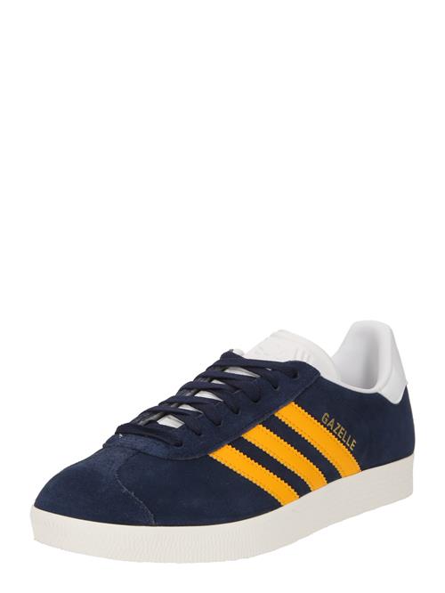 ADIDAS ORIGINALS Sneaker low 'GAZELLE'  mørkeblå / guld / orange / hvid