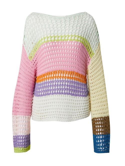 Se Monki Pullover  mint / lavendel / lys pink / offwhite ved About You