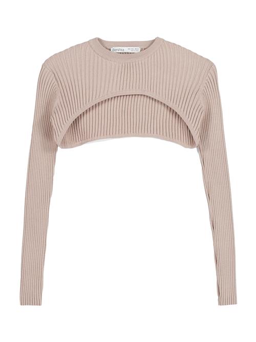 Se Bershka Pullover  mørkebeige ved About You