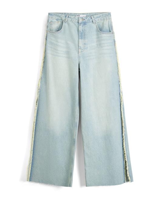 Bershka Jeans  blue denim / lime