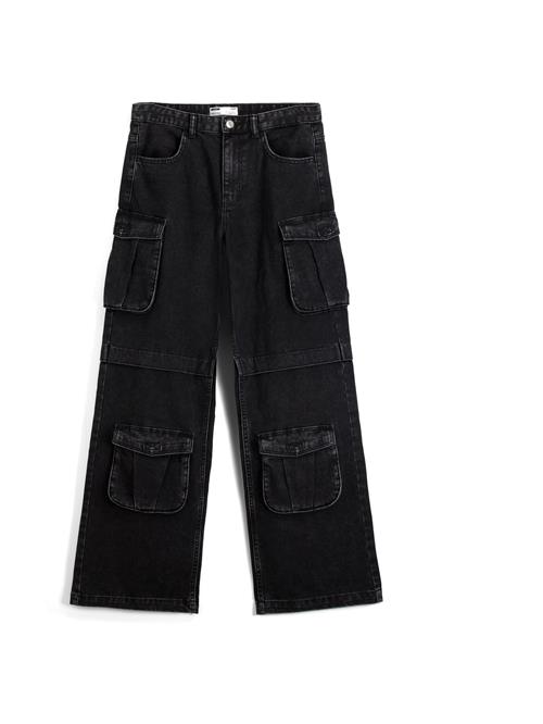 Bershka Cargojeans  black denim