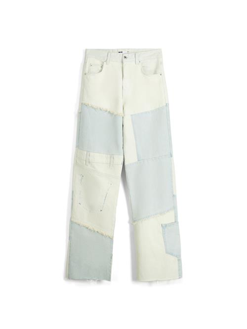 Bershka Jeans  lyseblå / white denim