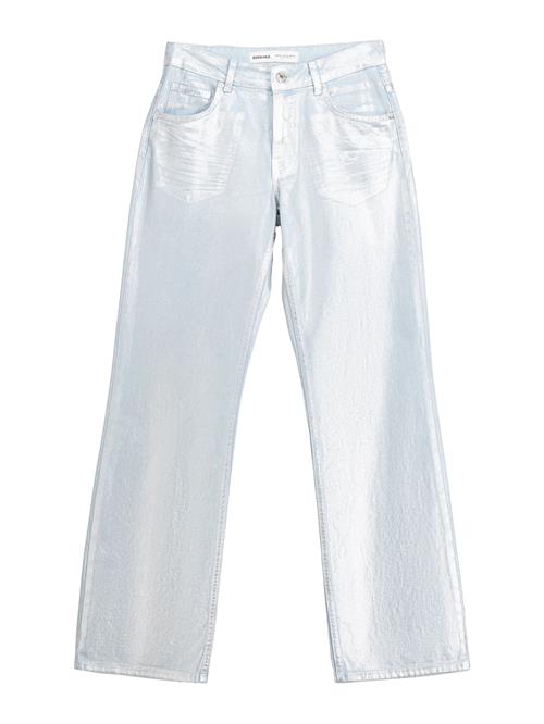 Se Bershka Jeans  pastelblå / sølv ved About You