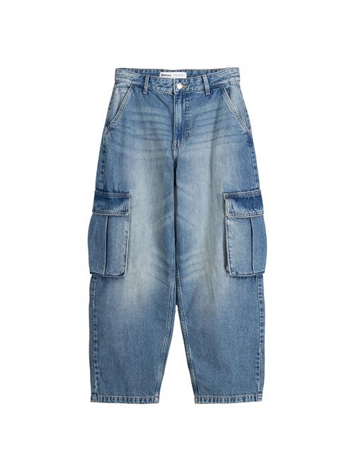 Bershka Cargojeans  blue denim